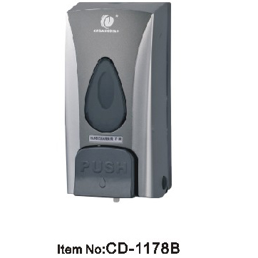 单头手动皂液器(银色+灰色) CD-1178B